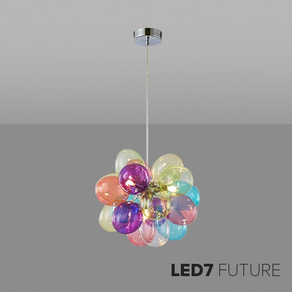 Innerspace - Bubbles Multicolour Chandelier